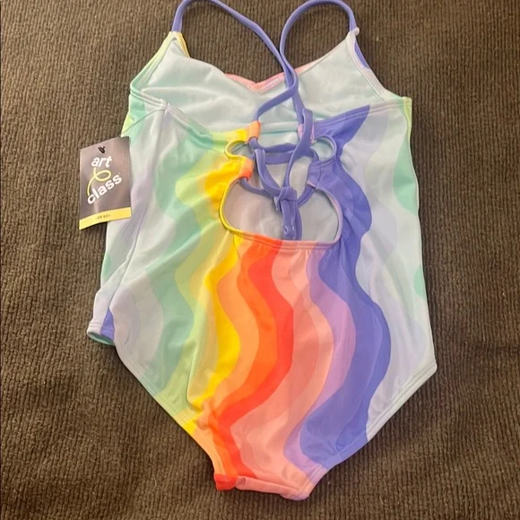 Art Class Multicolor Wave Swimsuit (Worn Twice) - Picture 5 of 5